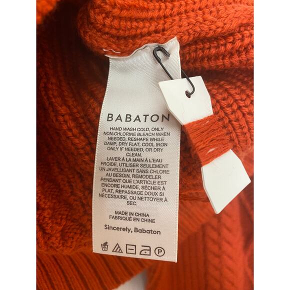 NWT ARITZIA BABTON SWEATER MERINO WOOL KNIT ACADEMIA - Picture 7 of 16